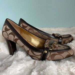 Coach “Signature Charlie” Heeled Loafer (7)
